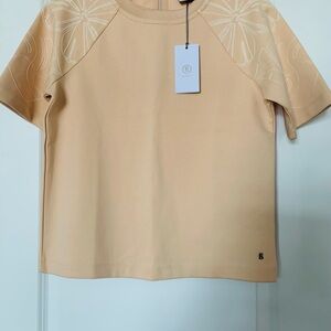 NWT Women’s Bogner Estha Apricot Short Sleeve Top. Size Small/6. EU 36.
